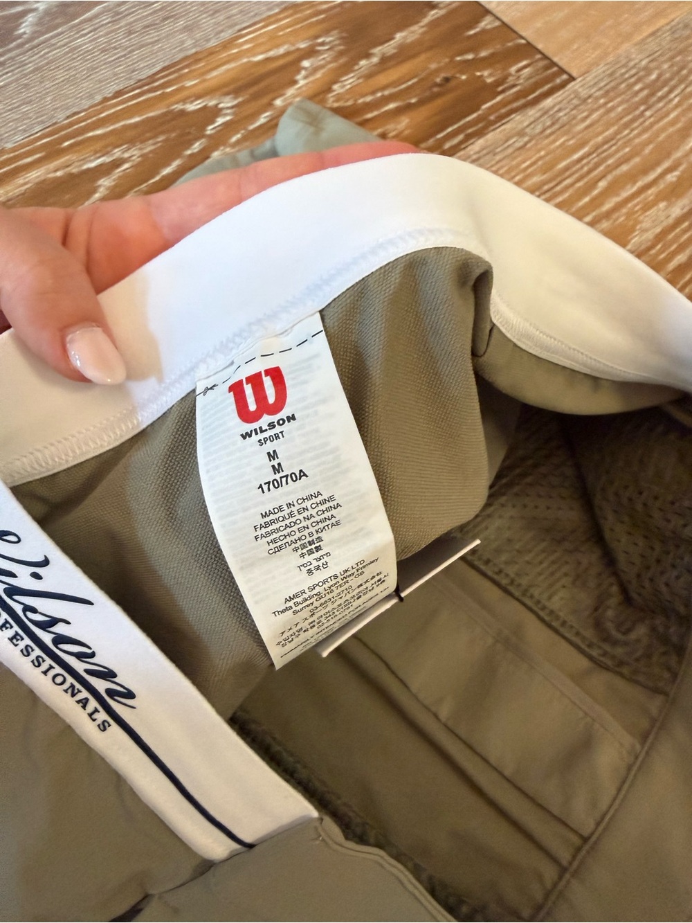 Wilson Pleated Tennis Skort Olive Green Sage NWT Medium Athletic Skirt - Picture 5 of 6